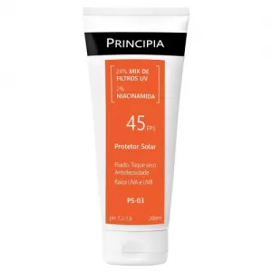 Principia Protetor Solar Corporal Fps 45 Fluido Toque Seco Antioleosidade C 2%  Niacinamida