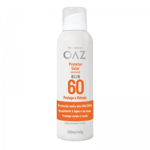 Oaz Protetor Solar Aerossol Fps60 - 200Ml