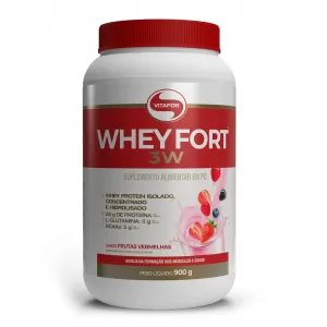 Whey Fort 3W Vitafor Frutas Verm 900G