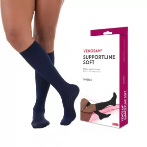Meia Venosan Supportline Azul 3/4 18-22 mmHg