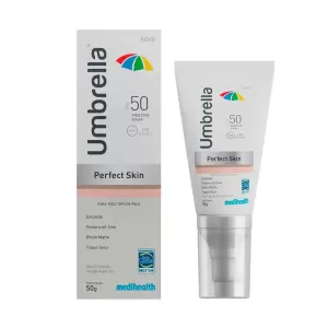 Umbrella Perfect Skin Prot Solar Cor Claro F50 50G