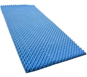 Colchão Ortopédico Piramidal a Vácuo 0,88 x 1,88 x 4,0 cm Azul D28