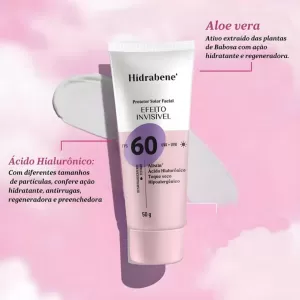 Hidrabene Prot Sol Invisivel Fps 60 - 50G