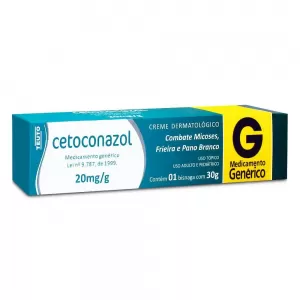 CETOCONAZOL TTB 2% CR-DR BG X 30GR D01A1