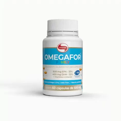Omegafor Family Vitafor 500Mg 60 Caps