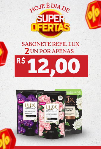 Refil Sabonete Líquido Lux Botanicals Orquídea Negra 200ml
