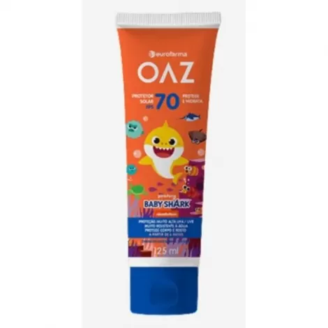 Oaz Prot Solar Baby Shark Fps70 - 125Ml