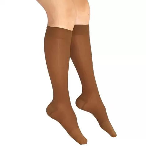 Meias 6000 AD 20-30 mmHg M Pé Fechado Bronze Venosan