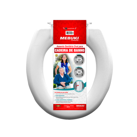 Assento Oval Pcadeira De Banho Fechado
