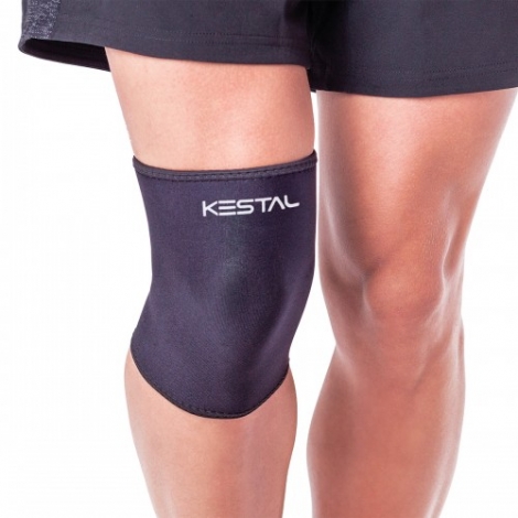 Joelheira Lisa Curta – Preto P KSN034 Kestal