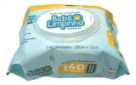 BEBE LIMPINHO TOALHAS UMEDECIDAS x 140