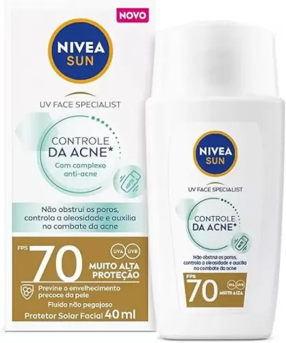 Prot Solar Nivea Fac Acne Fps70 40Ml