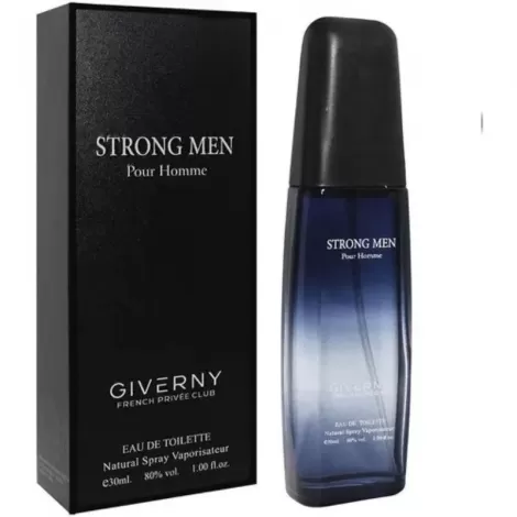 Perfume Masculino Giverny Strong Men Pour Homme 30ml